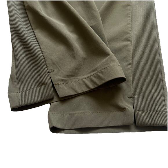 Athleta Pants Womens 12T Brooklyn Ankle Olive Green Pockets Hi-Rise Lightweight - Picture 8 of 11